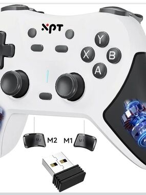 PC Gaming Controller with Bluetooth/2.4G Wireless, Bluetooth Gamepad Game Contro